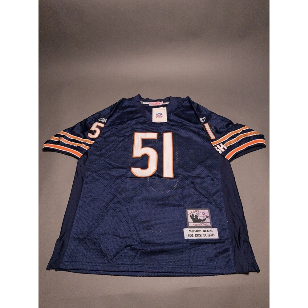 Mitchell & Ness Dick Butkus #51 Chicago Bears Jersey Size 52 Authentic Throwback